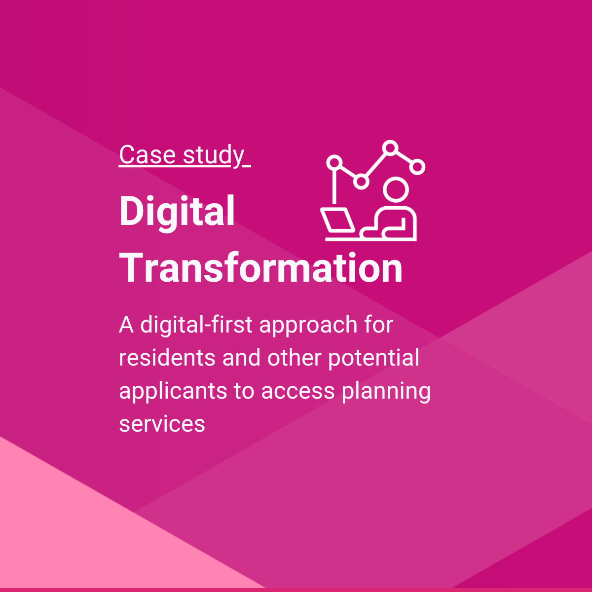 Digital transformation. A digital-first approach for residents and other potential applicants to access planning services