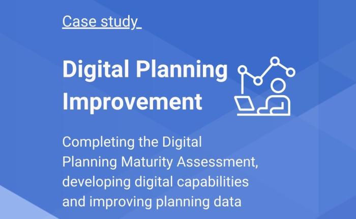 Graphic tile for case study about East Cambridgeshire District Council
